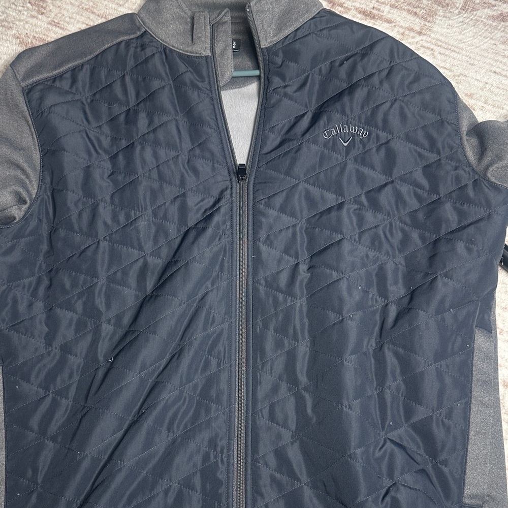 Callaway Men's Dark Gray Quilted Performance Jacket